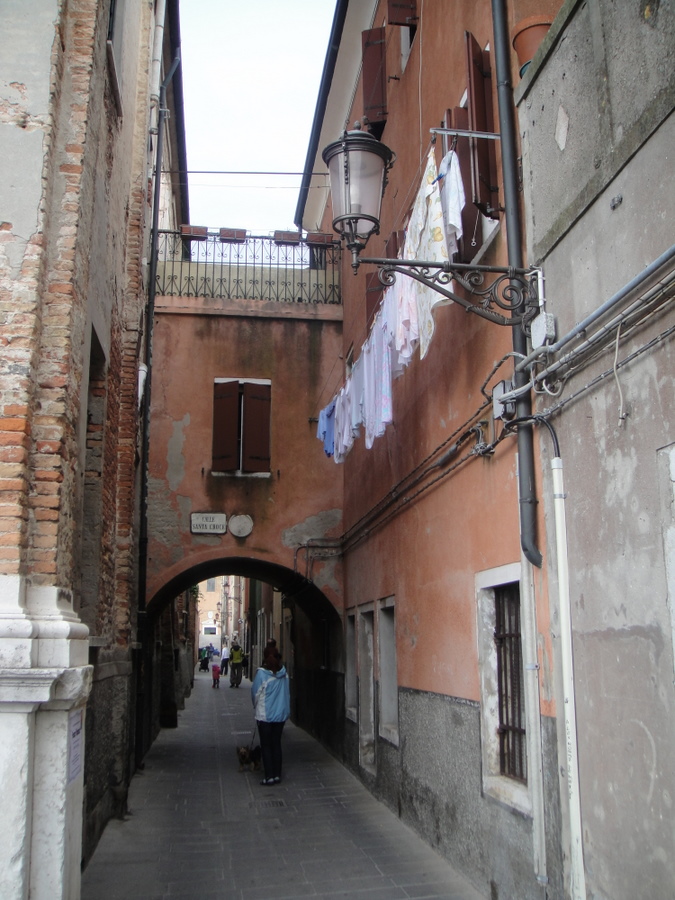 Chioggia úzké uličky